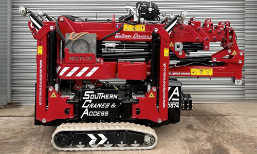 Hoeflon C6e Spider Crane for hire
