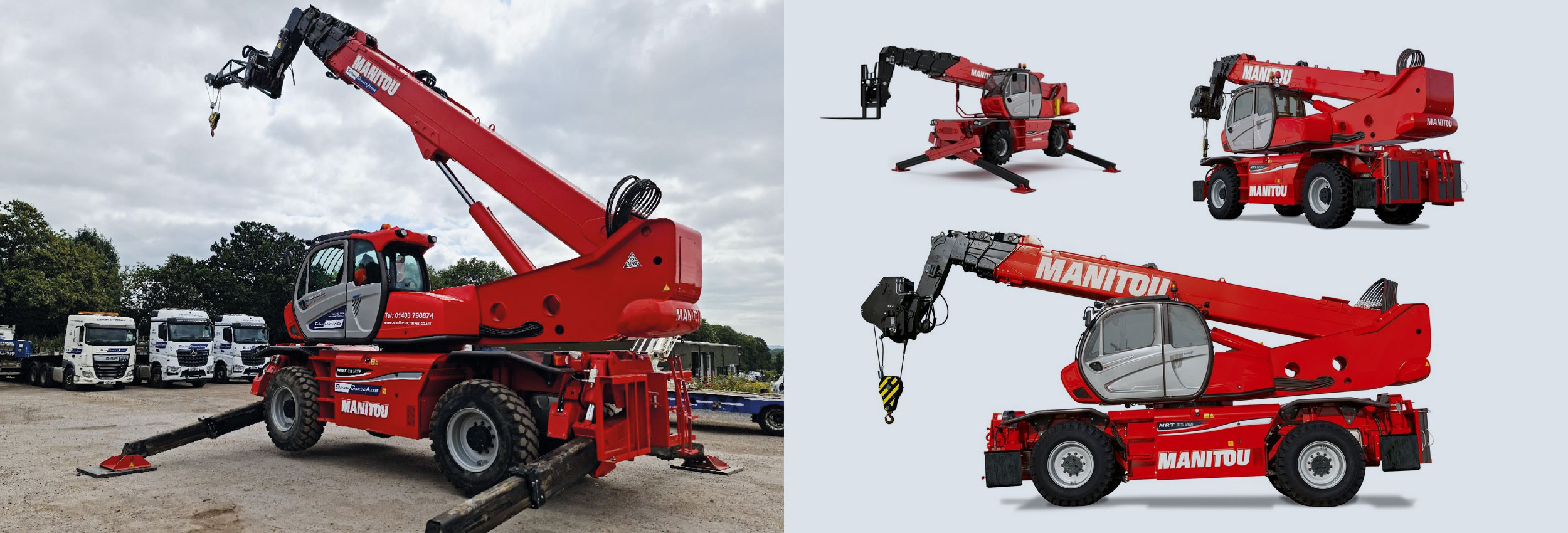 Rotating Telehandlers, Roto Telehandlers for hire at Southern Cranes & Access, West Sussex