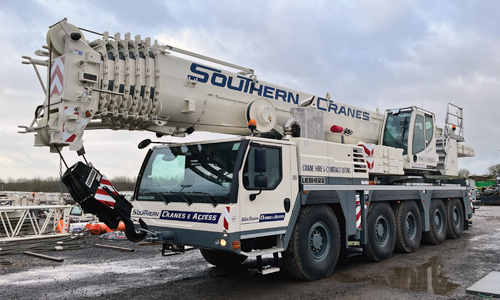 Liebherr LTM1150-5.3 for hire at Southern Cranes and Access
